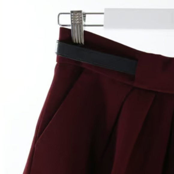 The Kooples Burgundy Skirt - Picture 2 of 6